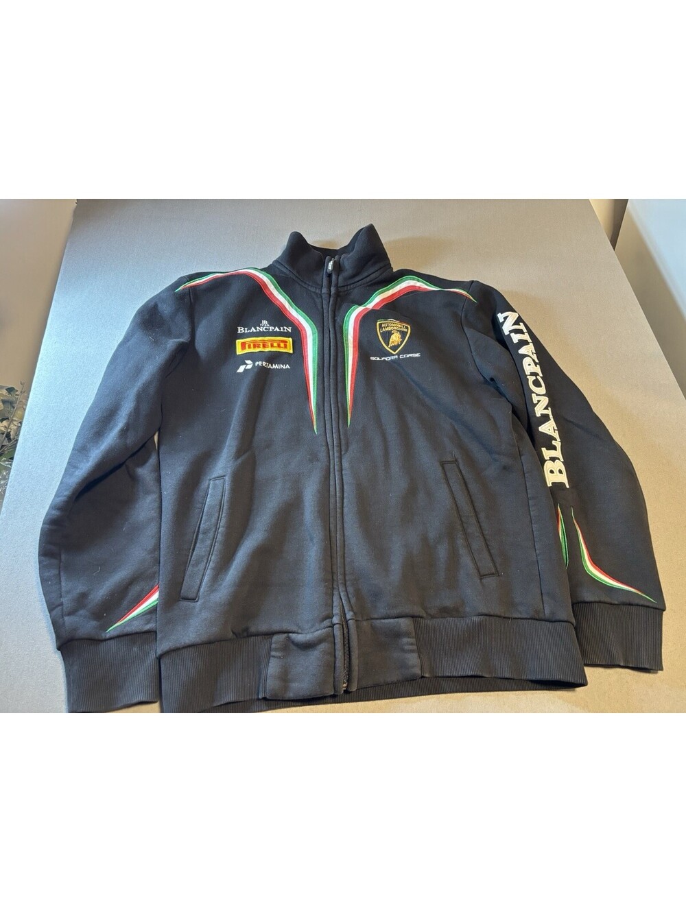 Lamborghini Squadra Corse Racing Jacket F1 Mens Size M Formula 1 Racing